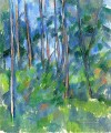En el bosque Paul Cézanne